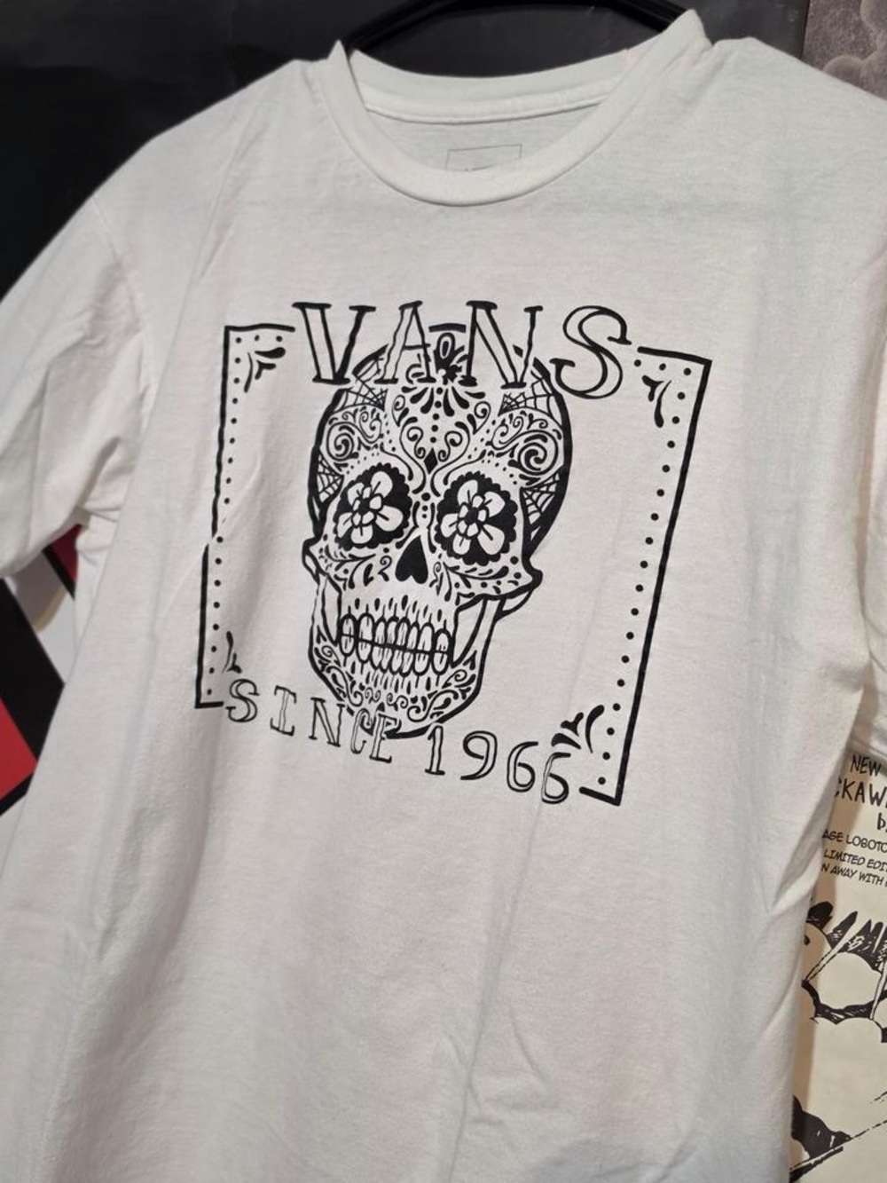 Emo skate style vans shirt